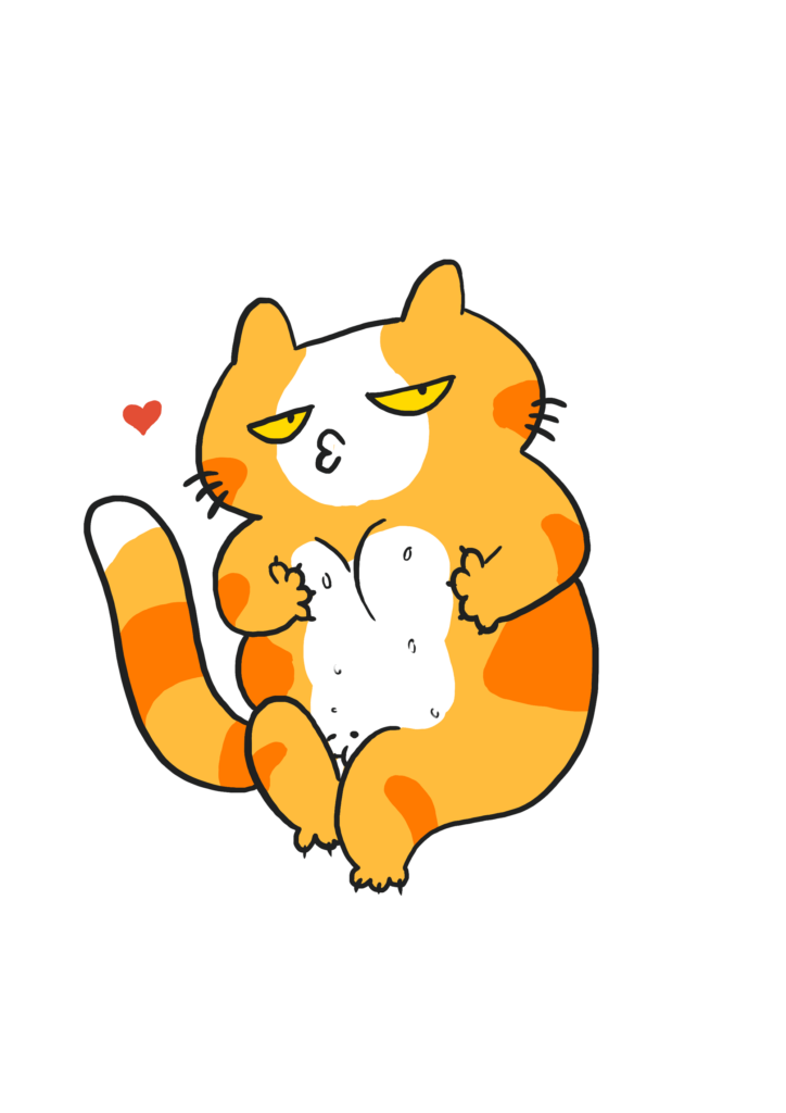 Katerskizze-give-me-a-kiss